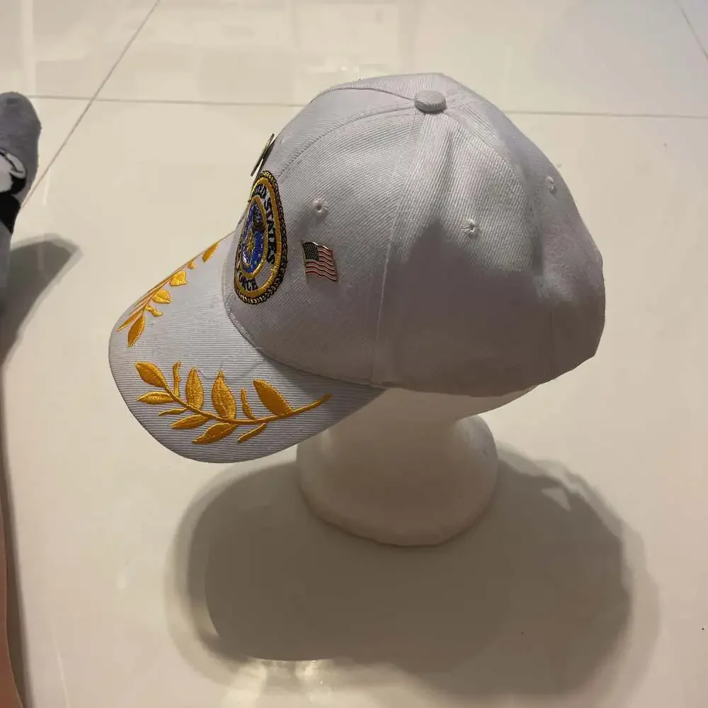 US Air Force Baseball Cap with Patches & Embroidered Brim